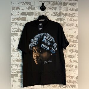 NEW - ICY - Big Worm Graphic Tee Tshirt - Black - Large